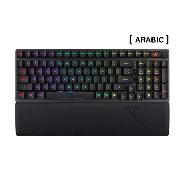 ASUS ROG Strix X902 SCOPE II 96 RX Wireless - RGB Optical Mechanical Gaming Keyboard - Black - AR Layout