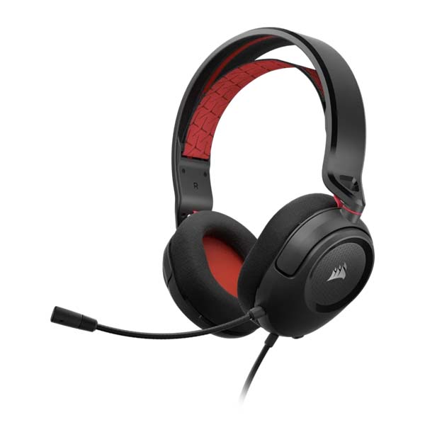 CORSAIR HS35 v2 Multiplatform Wired Gaming Headset (EU) Red – PC