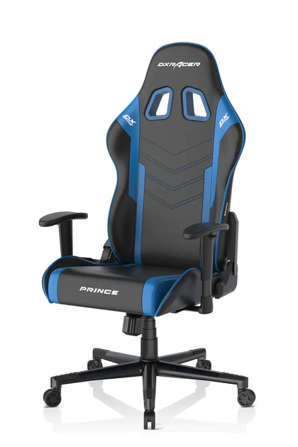 DXRacer PRINCE L Black & Blue PVC Leather 