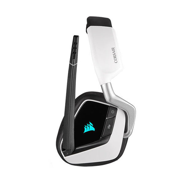 Corsair VOID RGB ELITE Wireless Premium White Gaming Headset with