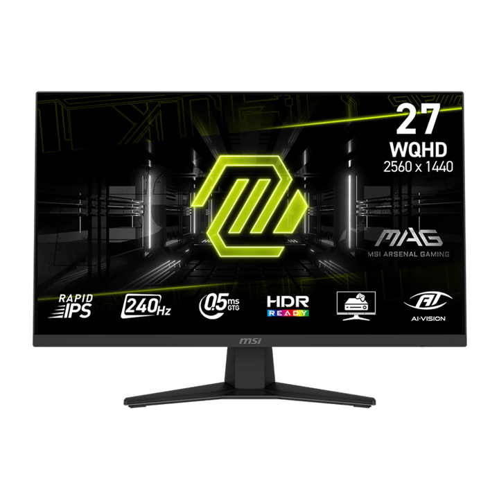 MSI MAG 274QF X24 - 27 Inch 240Hz WQHD HDMI 0.5ms IPS Gaming Monitor - Black