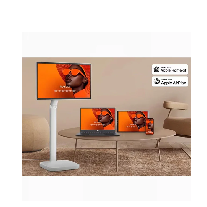 LG 32" 4K UHD IPS Touchscreen Smart Monitor Swing with Rolling Stand