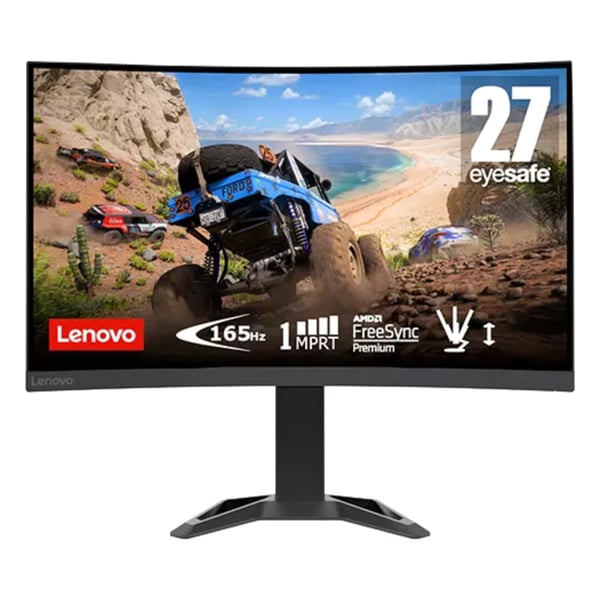 LENOVO G27C 27 Inch 165Hz 1ms Curved Gaming Monitor - Black