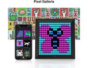 Divoom Pixoo 16 X 16 Dot Tone Bluetooth Pixel Photo Frame With RGB Light Gaming Digital Alarm Clock - Black