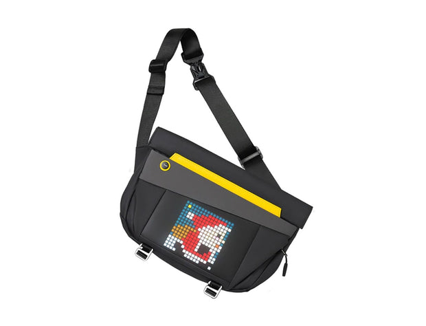 Divoom Pixel Sling Bag-V With LED Customizable Animation Screen And App Control - Black