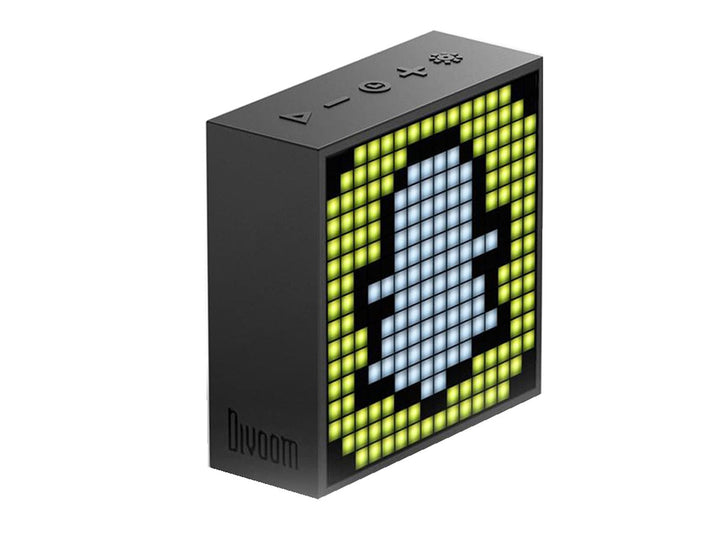 Divoom Timebox Evo Pixel Art Bluetooth Speaker With 16x16 LED Animation Display, App Control & Bedside Alarm Clock - Black