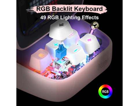 Divoom Ditoo-Pro Retro Pixel Art Bluetooth Speaker with RGB Mechanical Keyboard - Black