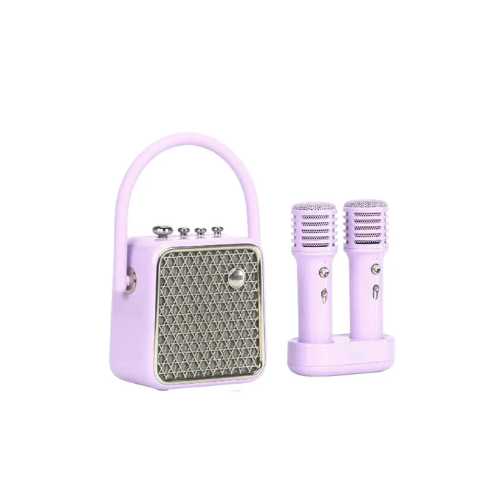 Divoom SongBird SE Portable Bluetooth Speaker With Dual Microphone Karaoke Function - Purple