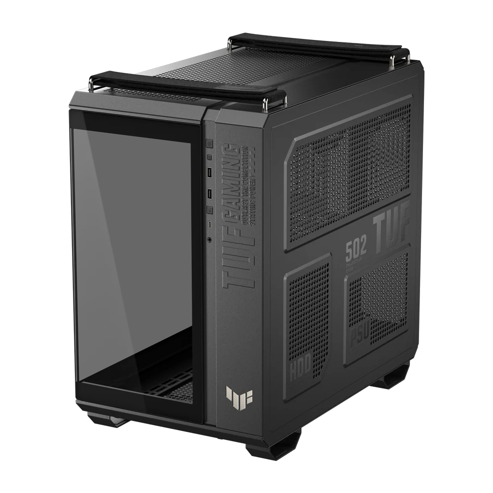 ASUS TUF Gaming GT502 Horizon Panoramic ATX Case - Black