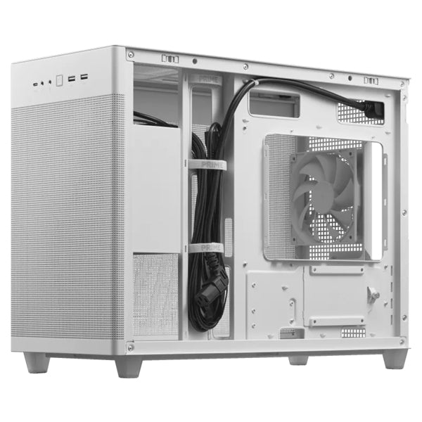 ASUS Prime AP201 Micro-ATX Tower Case White Mesh