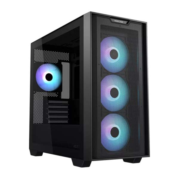 ASUS A21 PLUS ARGB Micro-ATX Case - Black