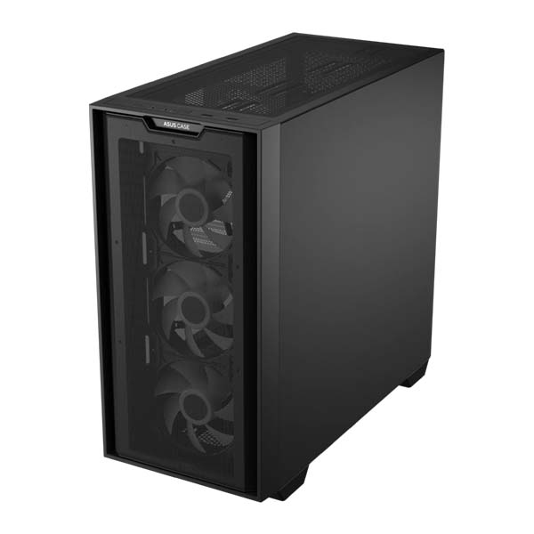 ASUS A21 PLUS ARGB Micro-ATX Case - Black