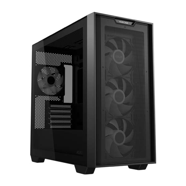 ASUS A21 PLUS ARGB Micro-ATX Case - Black