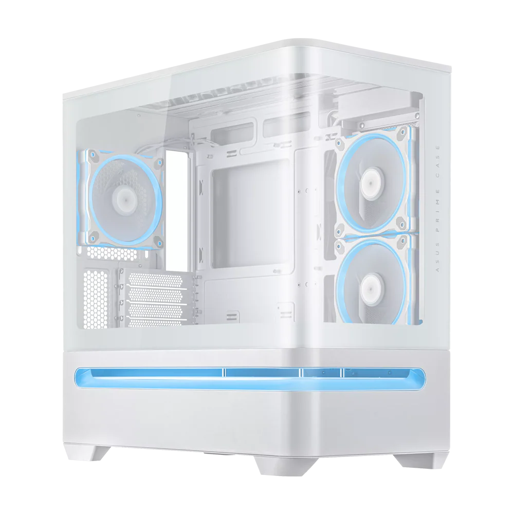 ASUS Prime AP202 ARGB mATX Case - White