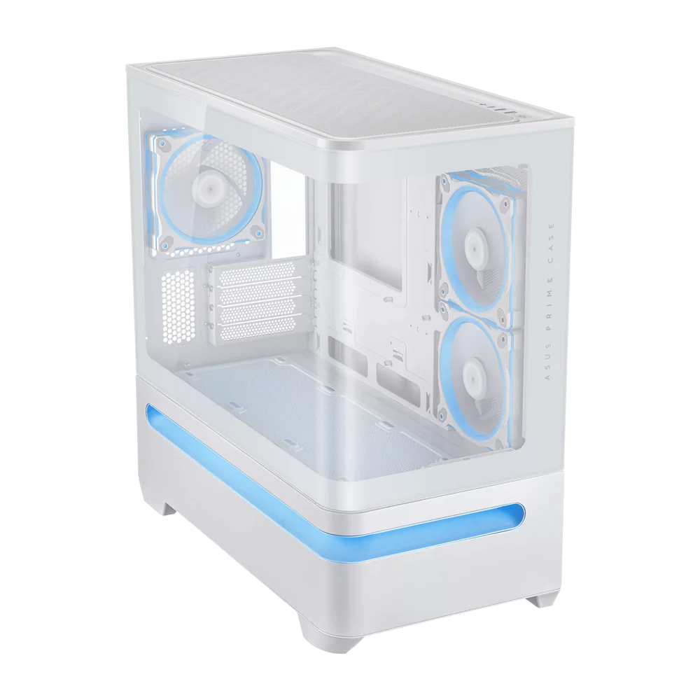 ASUS Prime AP202 ARGB mATX Case - White