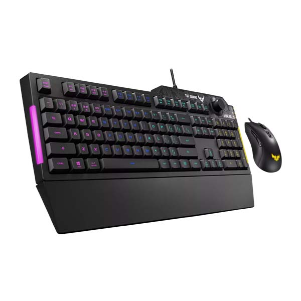 ASUS TUF GAMING COMBO - K1 RGB Membrane Wired Gaming Keyboard and M3 Wired Optical Gaming Mouse