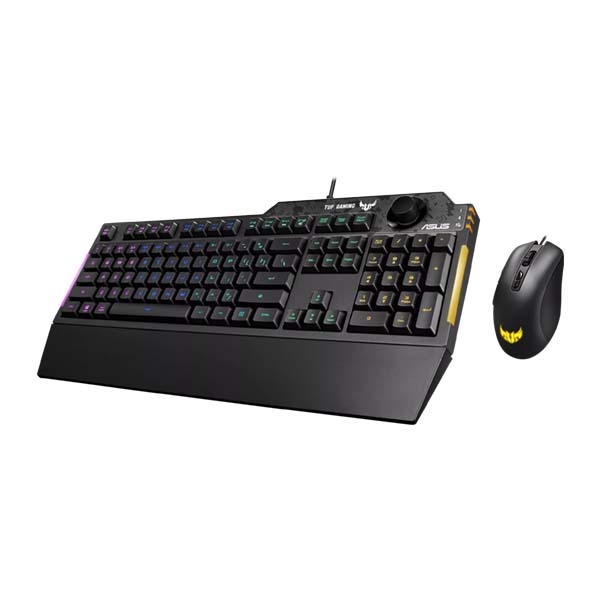 ASUS TUF GAMING COMBO - K1 RGB Membrane Wired Gaming Keyboard and M3 Wired Optical Gaming Mouse