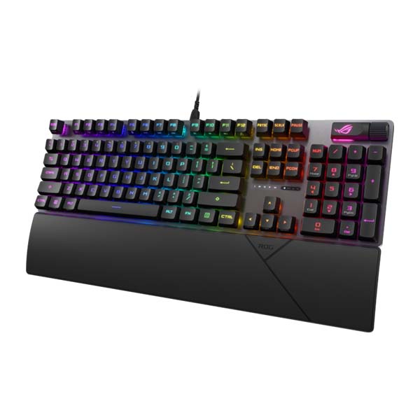 ASUS ROG STRIX SCOPE II RX Switch - RGB Wired Optical Mechanical Gaming Keyboard - Black - Arabic layout