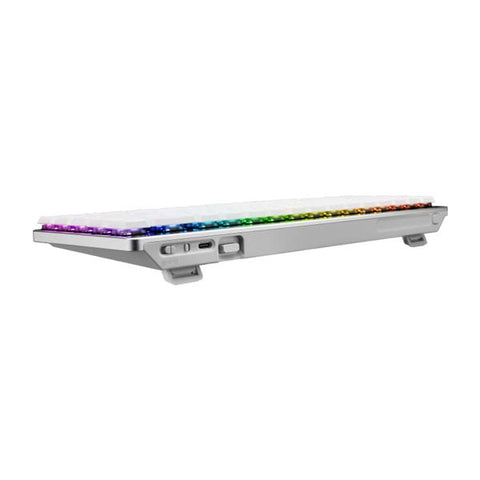 ASUS ROG FALCHION RX Low Profile 65% - RGB Wireless Optical Mechanical Gaming Keyboard - White - Arabic layout