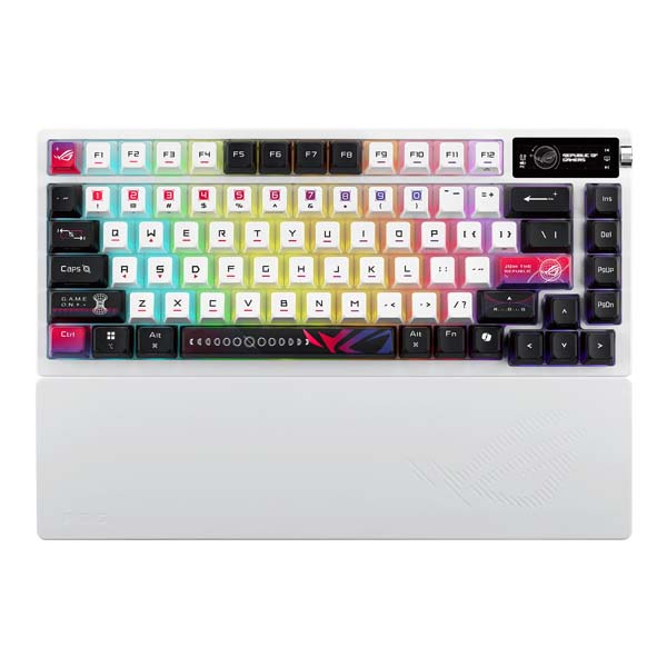 ASUS ROG M704 AZOTH X 75% - NX Mechanical Switch Wireless Gaming Keyboard - White - Arabic Layout