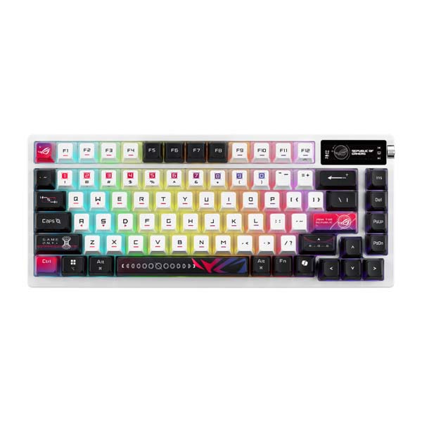 ASUS ROG M704 AZOTH X 75% - NX Mechanical Switch Wireless Gaming Keyboard - White - Arabic Layout