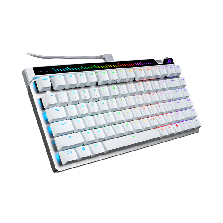 ASUS ROG FALCHION ACE 75 HE Wired Gaming Keyboard - White