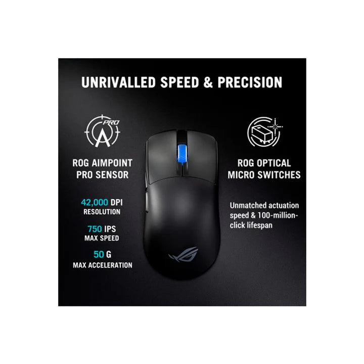 Asus ROG Harpe II Ace Ultralight Wireless Gaming Mouse - Black