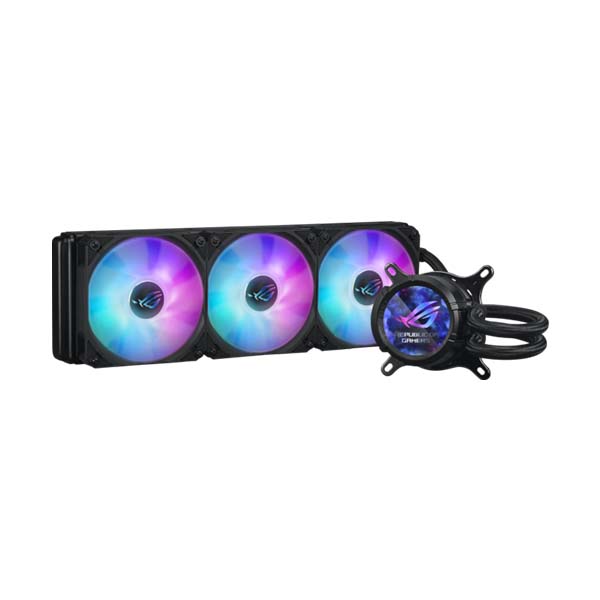 ASUS ROG STRIX LC III 360 ARGB - 3 x 120mm AIO CPU Liquid Cooler with LCD Display - Black