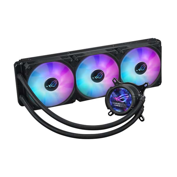 ASUS ROG STRIX LC III 360 ARGB - 3 x 120mm AIO CPU Liquid Cooler with LCD Display - Black