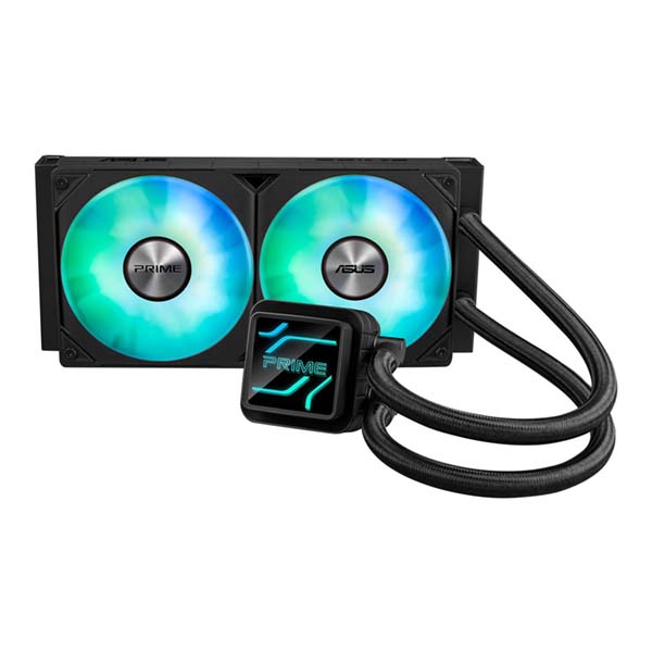 ASUS PRIME LC 240 ARGB - 2x120mm AIO CPU Liquid Cooler - Black