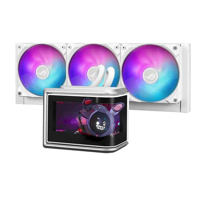 ASUS ROG RYUO IV SLC 360 ARGB AIO CPU Liquid Cooler - White