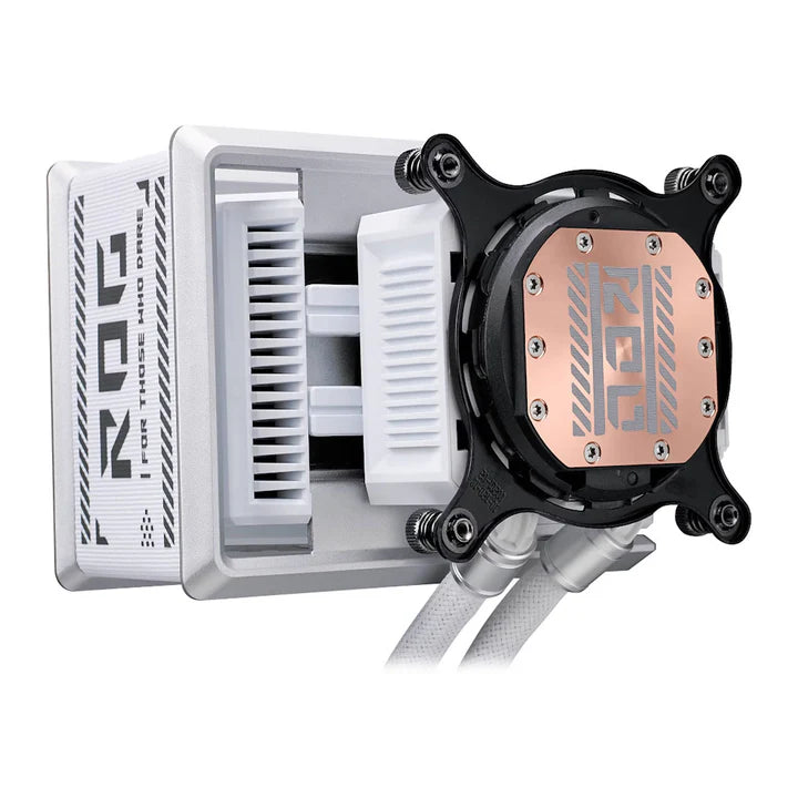 ASUS ROG RYUO IV SLC 360 ARGB AIO CPU Liquid Cooler - White