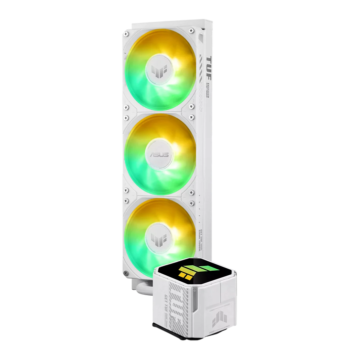 ASUS TUF GAMING III 360 ARGB LCD CPU Liquid Cooler - White