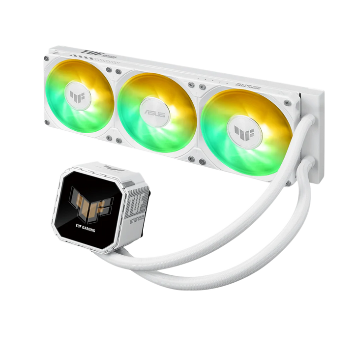 ASUS TUF GAMING III 360 ARGB LCD Liquid Cooler - White