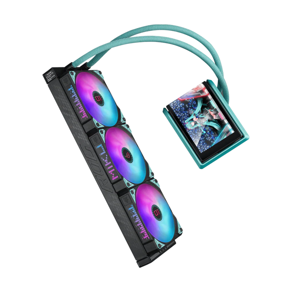 ASUS ROG RYUO IV 360 ARGB Miku Edition AIO Liquid CPU Cooler