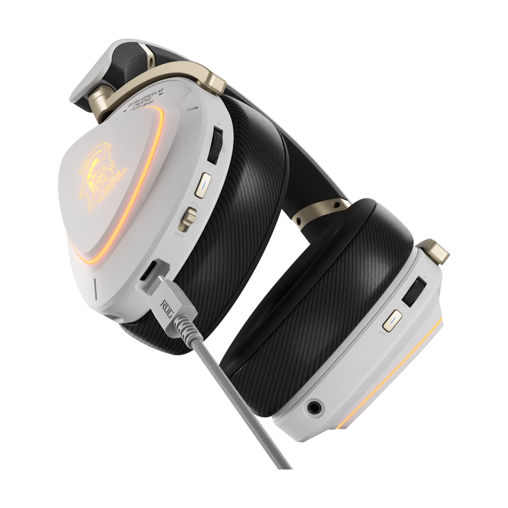 ASUS ROG Delta II-KOJIMA Wired Gaming Headset - White