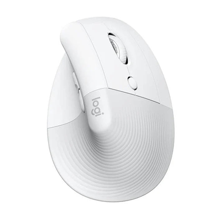 Logitech Lift Bluetooth Vertical Ergonomic Wireless Mouse - Off White
