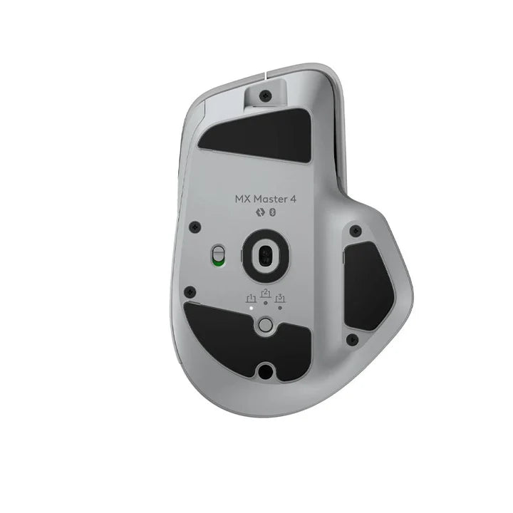 Logitech MX Master 4 Wireless/Bluetooth Ergonomic Mouse - Pale Grey