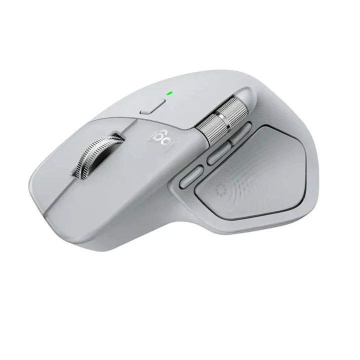 Logitech MX Master 4 Wireless/Bluetooth Ergonomic Mouse - Pale Grey