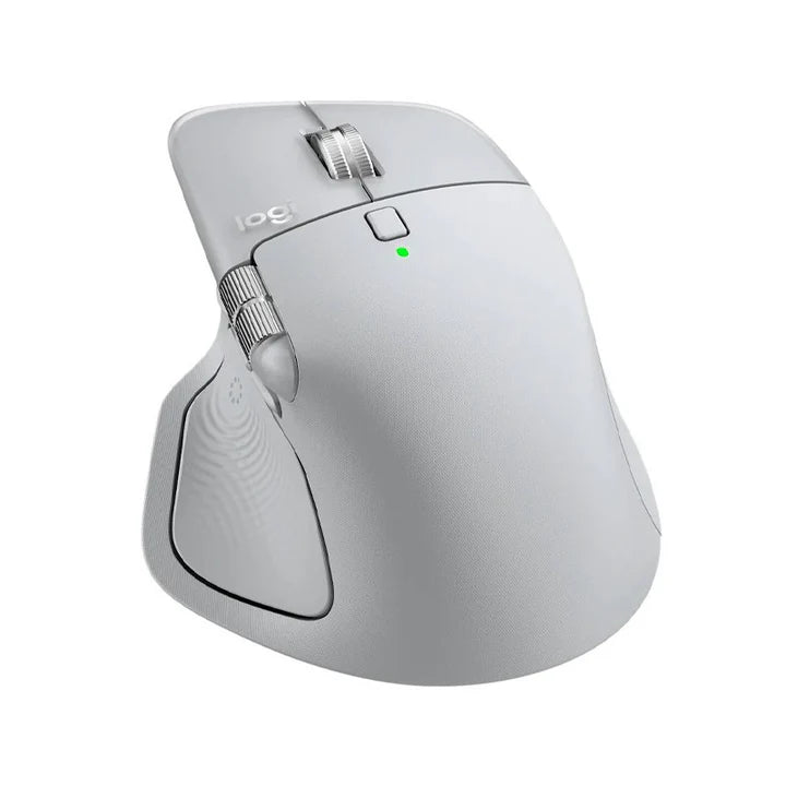 Logitech MX Master 4 Wireless/Bluetooth Ergonomic Mouse - Pale Grey
