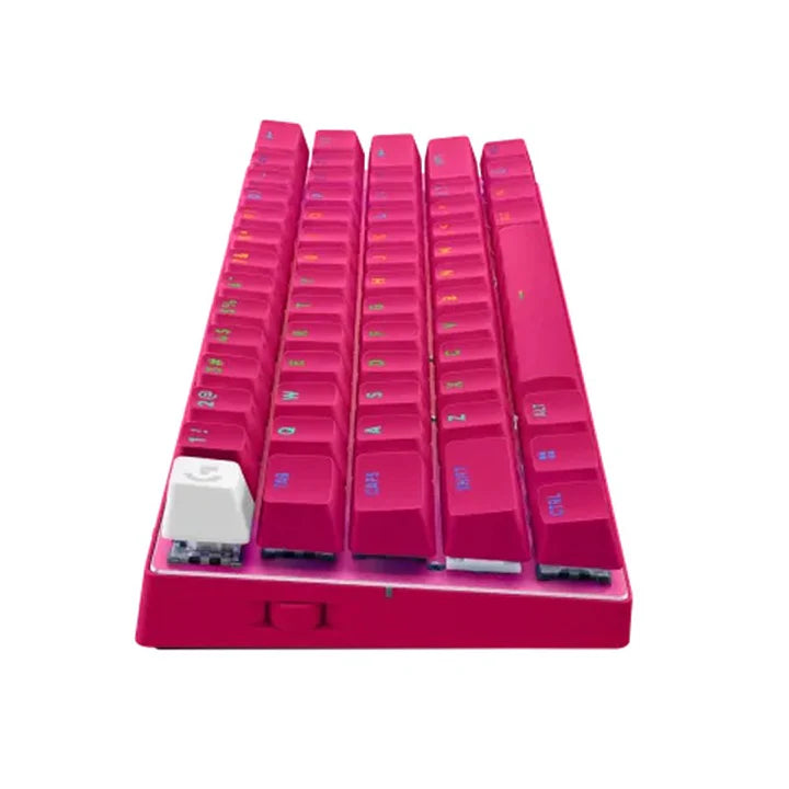 Logitech G PRO X 60 LIGHTSPEED Wireless RGB Mechanical Gaming Keyboard, Optical Tactile Switch - Magenta (US Layout)