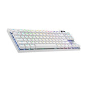 LOGITECH G PRO X TKL - LIGHTSPEED RGB Wireless Gaming Keyboard - White