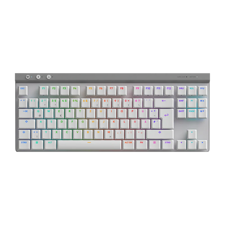 LOGITECH G515 LIGHTSPEED TACTILE TKL Low Profile RGB Wireless Gaming Keyboard - White