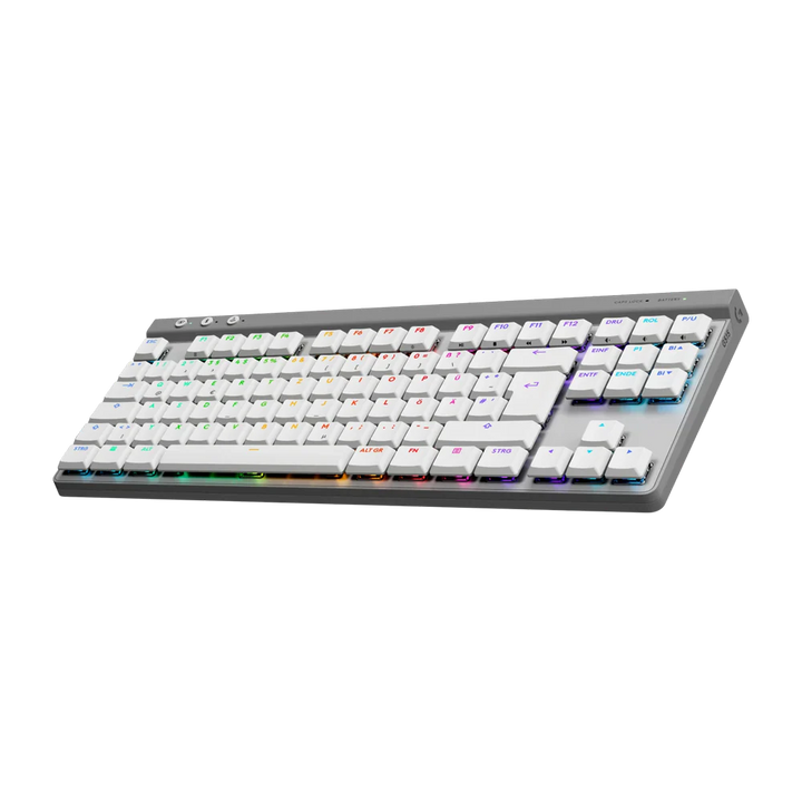 LOGITECH G515 LIGHTSPEED TACTILE TKL Low Profile RGB Wireless Gaming Keyboard - White