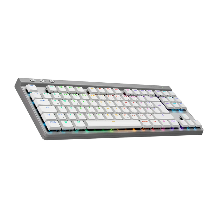 LOGITECH G515 LIGHTSPEED TACTILE TKL Low Profile RGB Wireless Gaming Keyboard - White