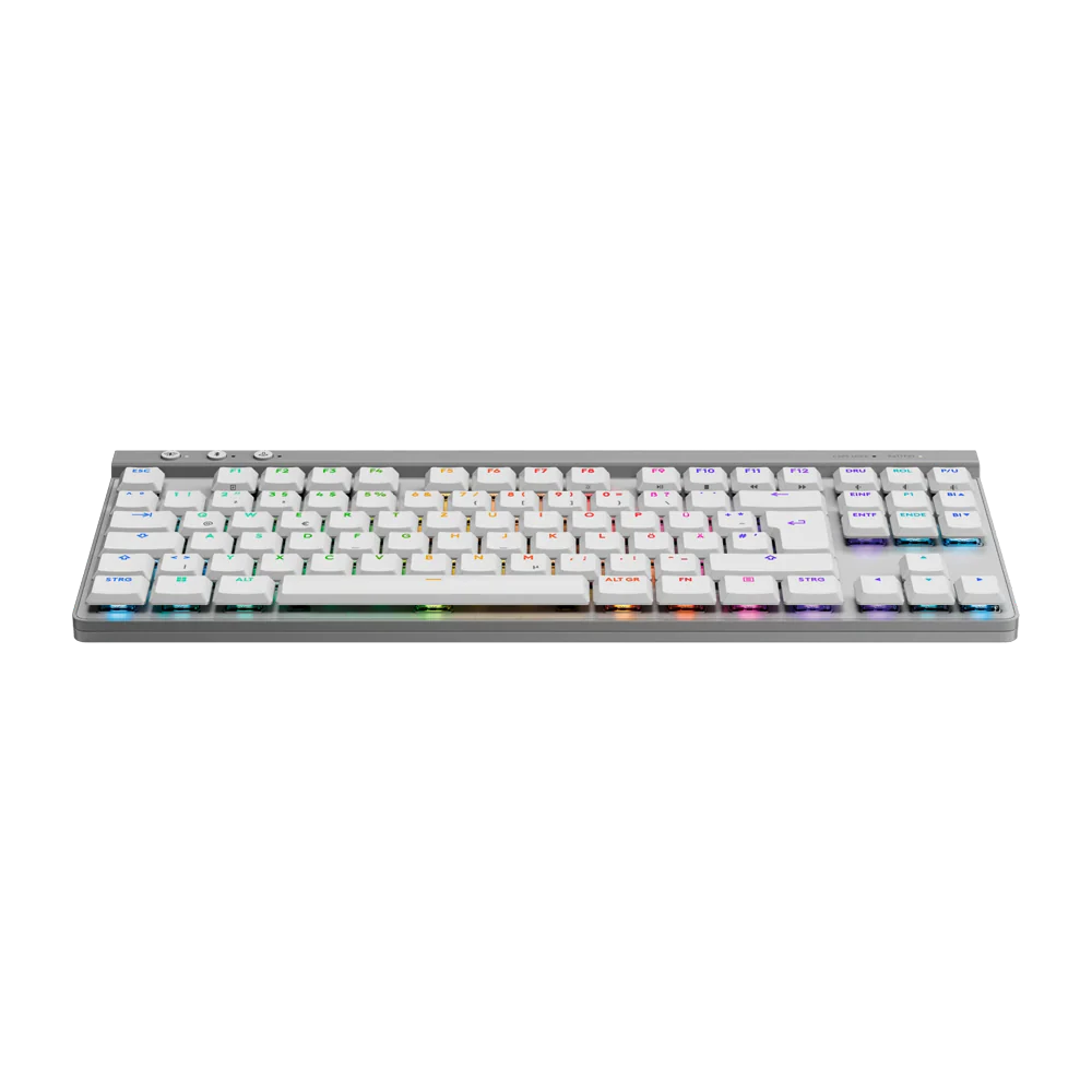LOGITECH G515 LIGHTSPEED TACTILE TKL Low Profile RGB Wireless Gaming Keyboard - White