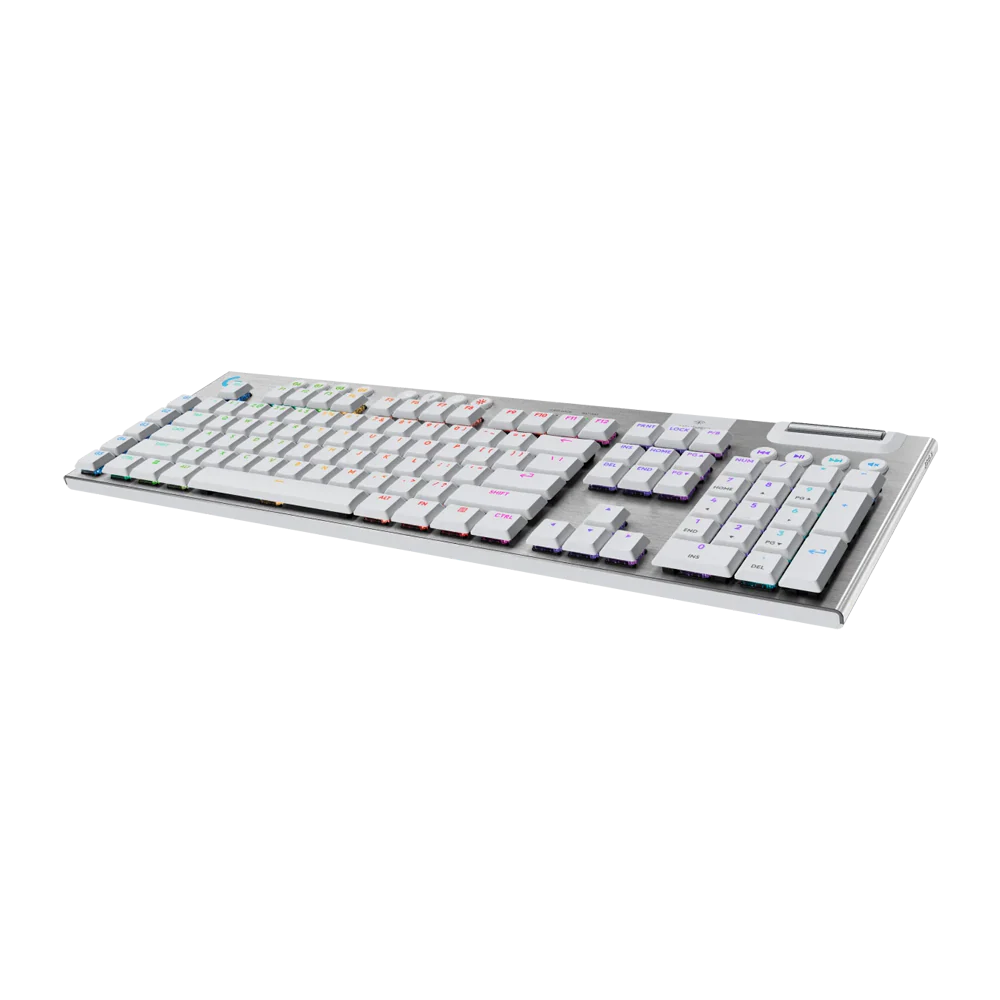 LOGITECH G915 X LIGHTSPEED TACTILE Low Profile RGB Wireless Gaming Keyboard - White