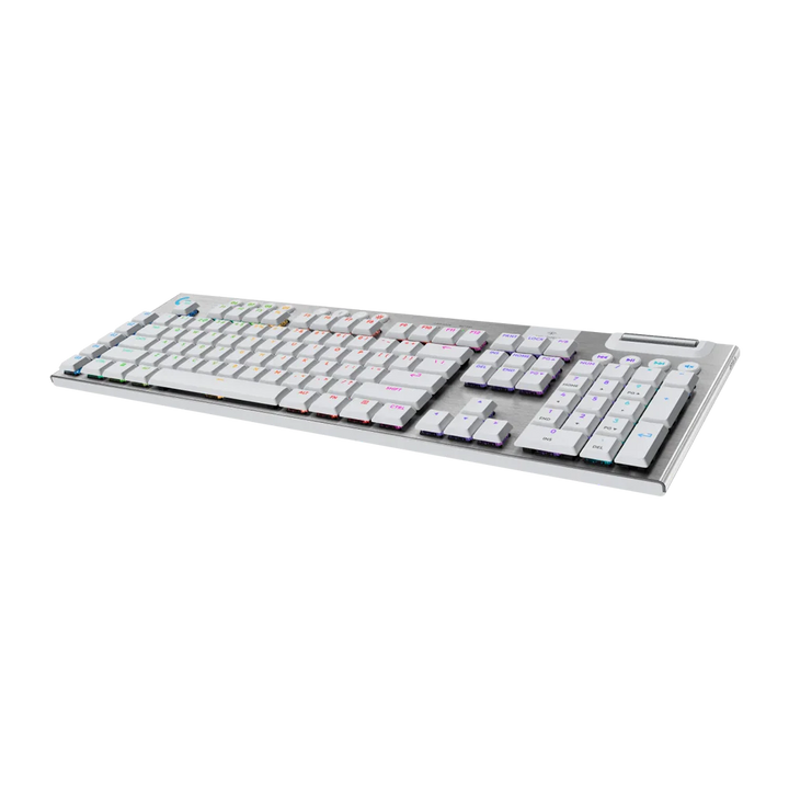 LOGITECH G915 X LIGHTSPEED TACTILE Low Profile RGB Wireless Gaming Keyboard - White