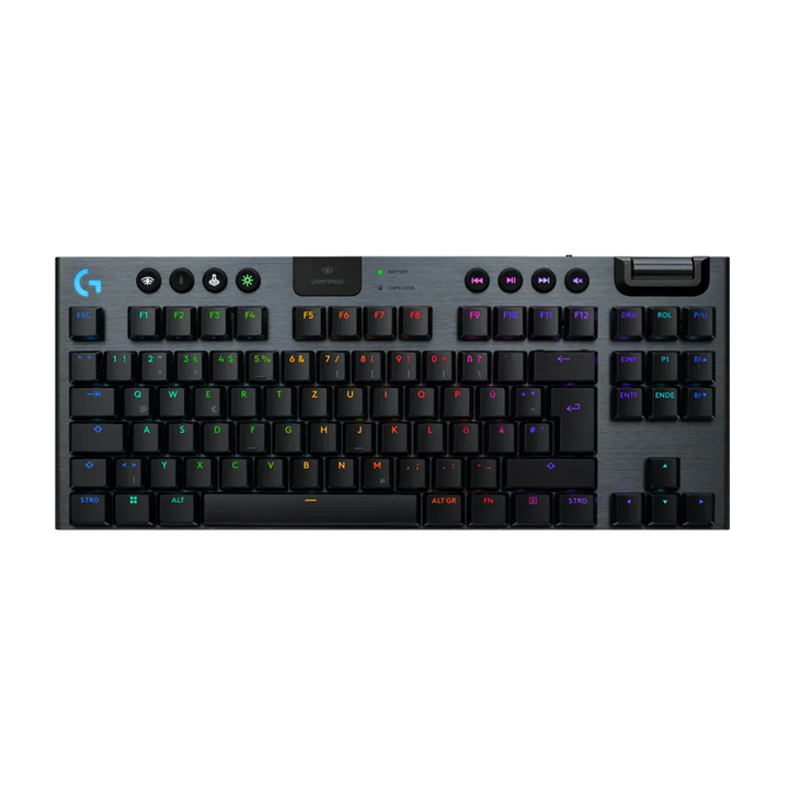 LOGITEH G915 X LIGHTSPEED TKL TACTILE Low Profile RGB Wireless Gaming Keyboard - Black