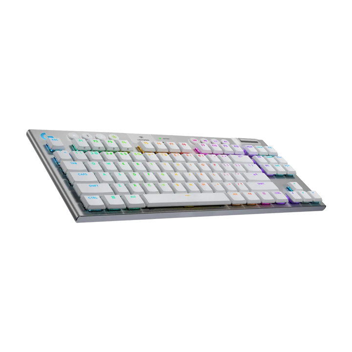 LOGITEH G915 X LIGHTSPEED TKL TACTILE Low Profile RGB Wireless Gaming Keyboard - White